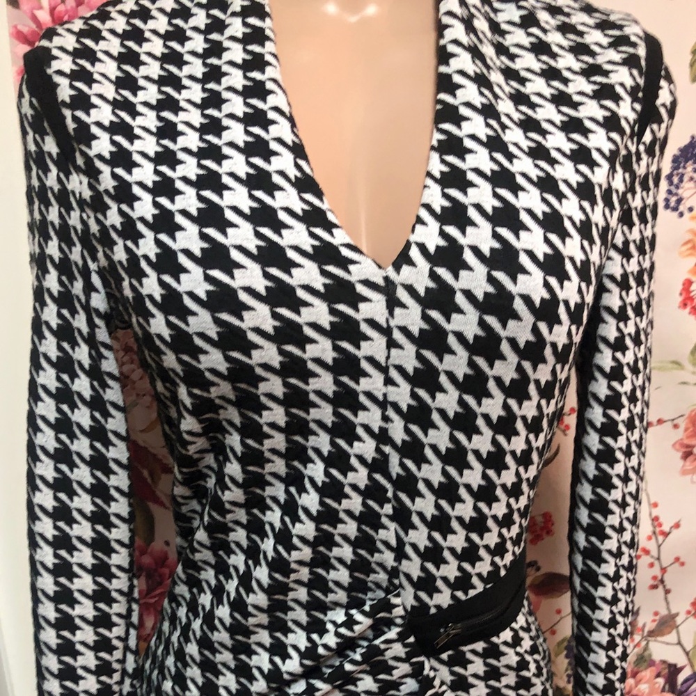Black & White Smooth Dress